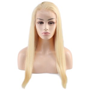 Gerçek Front Lace Tül Peruk - Platin  - 60-65cm